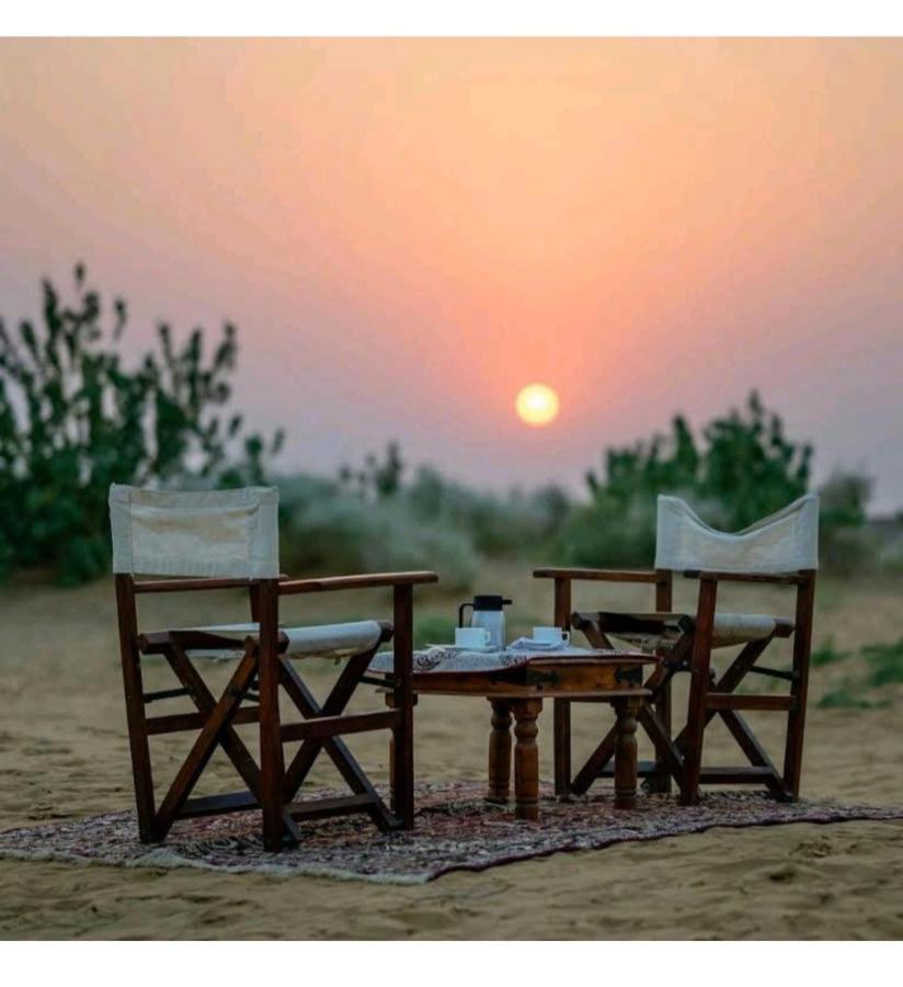 Golden Sandstone Hotel desert safari camp Jaisalmer Exterior foto