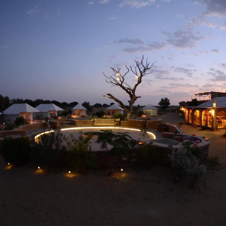 Golden Sandstone Hotel desert safari camp Jaisalmer Exterior foto