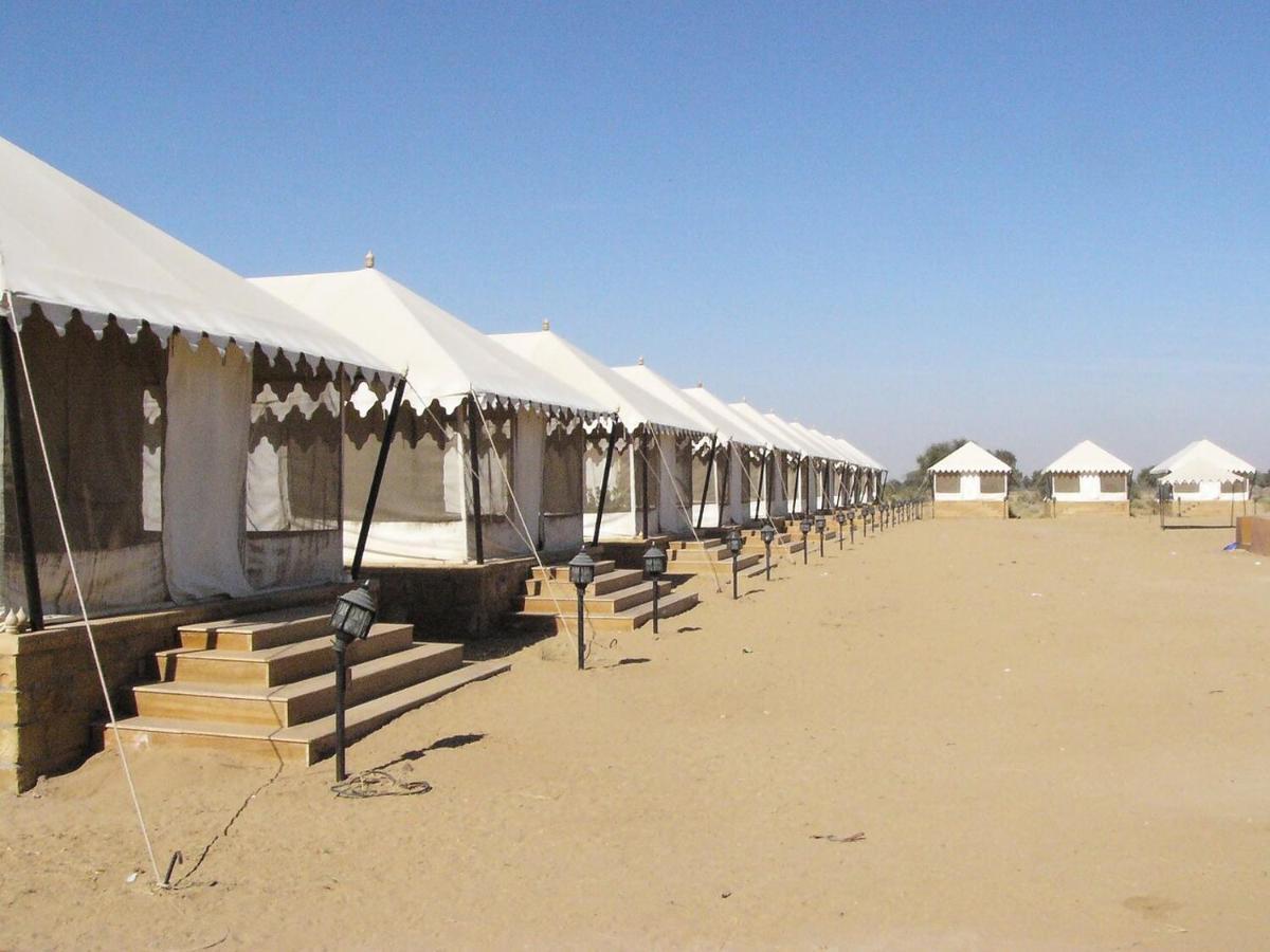 Golden Sandstone Hotel desert safari camp Jaisalmer Exterior foto