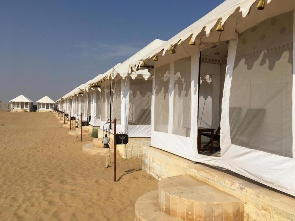 Golden Sandstone Hotel desert safari camp Jaisalmer Exterior foto